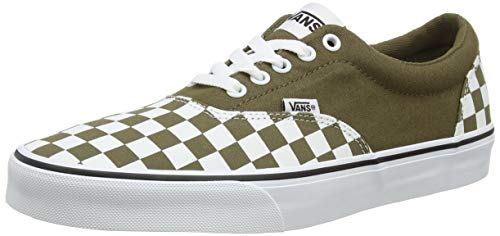 Vans Doheny, Sneaker Hombre, Tablero de ajedrez Militar Blanco, 42.5 EU