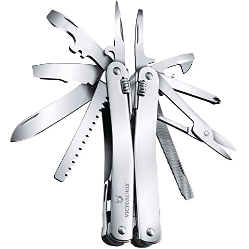 Victorinox V30224.L Swiss Tool X, F/Piel, SwissTool Spirit-Glatte Klinge 3.0224.L, Gris, S