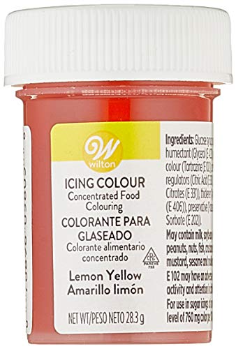 Wilton Colorante Alimenticio para Glaseado en Pasta, 28.3g, Color Amarillo Limón, 04-0-0031