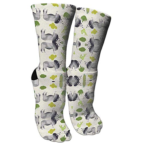 WlyFK – Calcetines de tejido de ganado y cactus para hombre 'S Neuheits-Socken, divertidos calcetines de selección de algodón para mujer