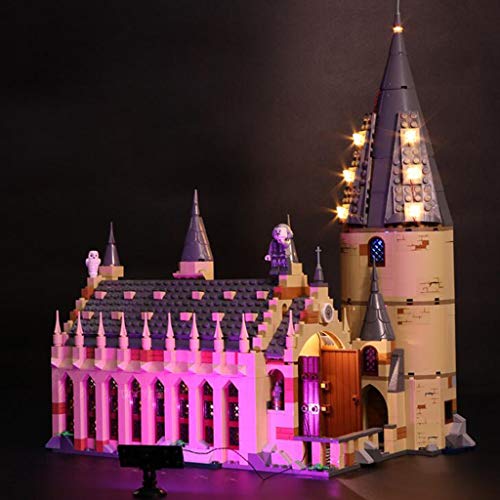 XW Lighting LED Compatible Lego 75954 - Kit De Luz USB para Harry Potter Hogwarts Auditorium Modelo - No Incluye El Modelo Lego