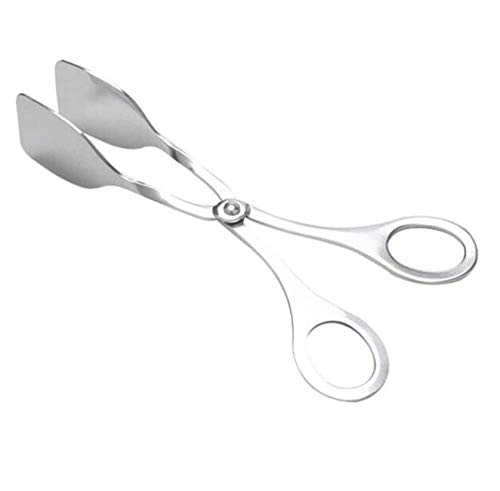 YFOX Pinzas para Ensalada de Acero Inoxidable Pinzas para Pan Pinzas para Servicio de Buffet Pinzas multifunción para Cocina,Longitud 25 cm,para Satisfacer la mayoría de restaurantes,cocinas,Bares