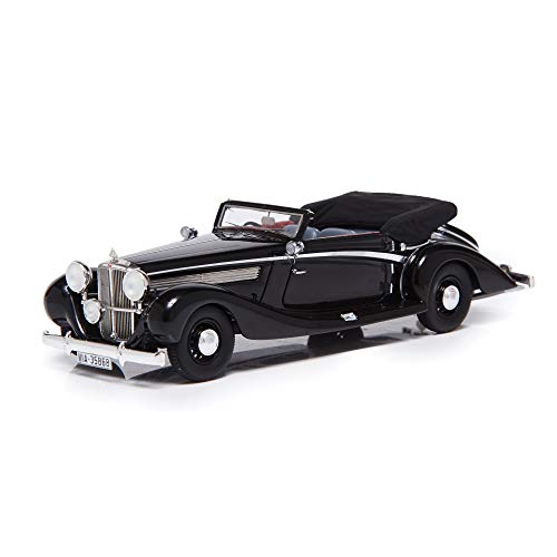 1938 Maybach SW38 Cabriolet A por Spohn (arriba abajo) Negro Edición Limitada a 250 piezas en todo el mundo Modelo 1/43 de Esval Modelos EMGEMB436 A