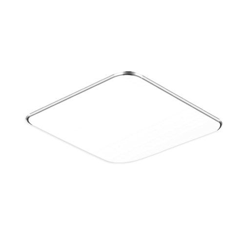 24W LED Ultraslim Moderno Lámpara de techo lámpara de techo dormitorio Cocina Piso Salón Lámpara de pared Lámpara Ahorro De Energía Luz Golden/plata