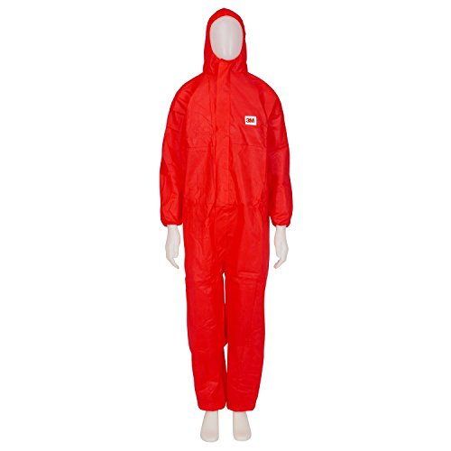 3M 4515, Prenda Protección, Tipo 5/6, Rojo, XL