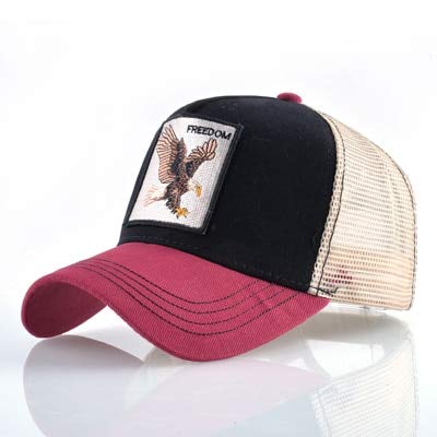 8 Tipos de   Gorras de béisbol para Hombres Gorras Snapback de Malla Transpirable Unisex Sombrero para el Sol para Mujeres Casquette Hip Hop -Freedom RD2