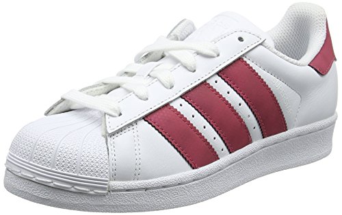 ADIDAS Superstar J, Zapatillas Unisex Adulto, Blanco (Footwear White/Footwear White/Core Black 0), 36 2/3 EU