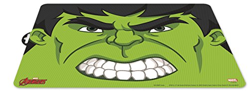 ALMACENESADAN 0405, Mantel Individual Character Hulk; Dimensiones 43x29 cms; Producto de plástico; Libre bpa.