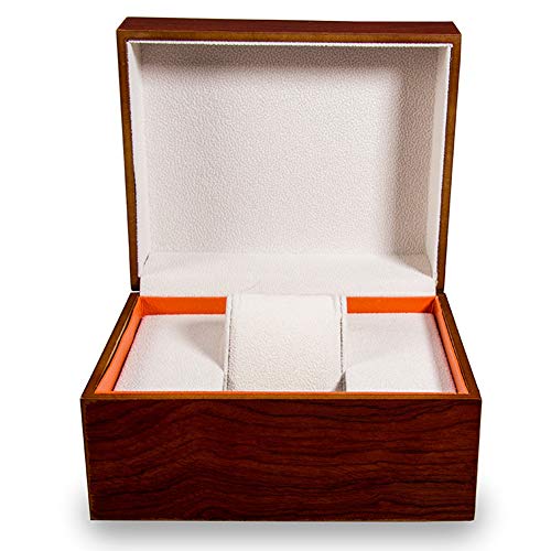 AMYMGLL Caja de Reloj-Caja de Reloj de Madera Caja de Regalo, Caja de presentación de Reloj diseño de Fibra de Carbono para Hombres