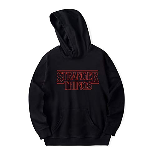 APHT Unisex Stranger Things Camiseta Hip Hop Sudadera con Capucha Trendy con el Logo Faces New Season para Chicas y Mujeres