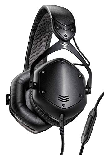 Auriculares Circumaurales de Metal V - Moda Crossfade LP2 Vocal de Edición Limitada con Aislamiento del Ruido - Matte Black, One Size