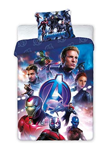 Avengers 049 - Ropa de cama infantil (140 x 200 cm + 70 x 90 cm)