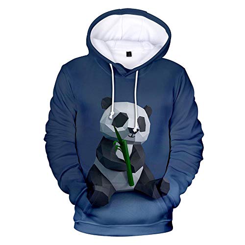 Bonita Sudadera con Capucha Unisex con Estampado de Panda, Estilo Chino, Manga Larga, Primavera y Otoño, Gran Bolsillo, Ropa Informal Xxs-4Xl-Estilo 1_Metro