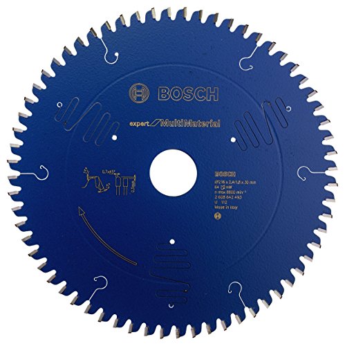 Bosch Professional Disco de sierra circular Expert for Multi Material (216 x 30 x 2,4 mm, 64 dientes, accesorio de sierra circular)