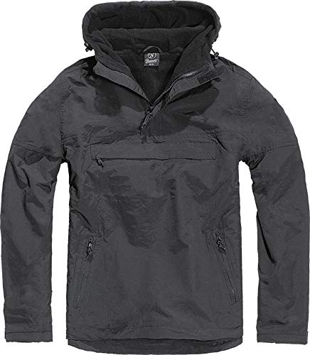 Brandit Windbreaker Chaqueta, Schwarz (Schwarz 2), XXXX-Large para Hombre