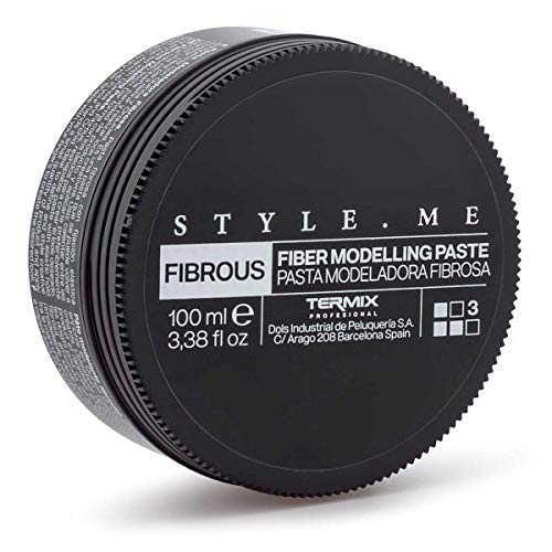 Cera Fibrous Estilo Fibroso Style.Me by Termix. Perfecta Estilos Creativos. Permite Volver a Manipular el Cabello para un Estilo Siempre Personal. Tamaño 3,38 Fl Oz. Disponible en 4 Estilos Distintos