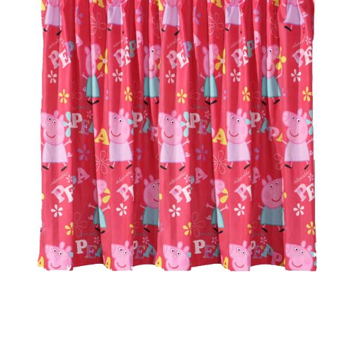 Character World - Cortina Peppa Pig 167x183cm Cortinas Decoracion