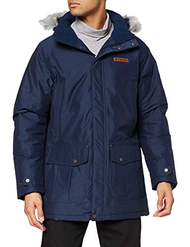 Columbia Timberline Ridge Chaqueta Impermeable, Hombre, Azul (Collegiate Navy), S