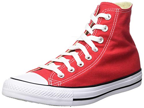 Converse Chuck Taylor All Star Hi Top, Zapatillas Unisex Adulto, Rojo, 44 EU