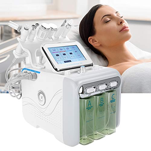 Cuidado de la Piel con Oxígeno, 6 En 1 RF Máquina de Cuidado Facial, Oxígeno con Hidrógeno, Instrumento de Inyección de Agua Para el Cuidado de la Piel (EU)