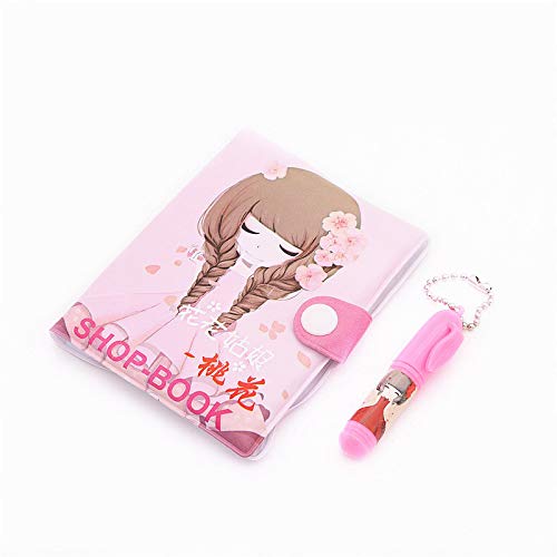 Cute Mini A7 Notebook   Regalos para niños Trabajo Bloc de notas Nota de mano con lápiz de color aleatorio