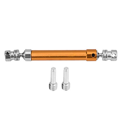 DAUERHAFT Eje de transmisión Fácil de Instalar Mecanizado CNC, Coche RC(F8250-OR Orange Gold)