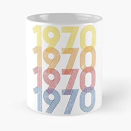 Desconocido Retro Coffee Vintage 1970S Taza de café con Leche 11 oz