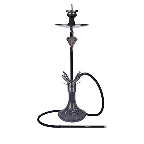 Diamond Hookah Carbonado 12.0 Black Edition - Shisha con accesorios (92 cm)