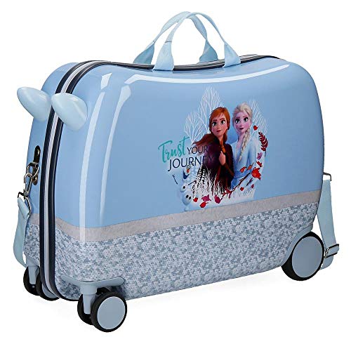 Disney Spirits of Nature Frozen 2 Maleta Infantil Azul 37x55x20 cms Rígida ABS Cierre combinación 38L 2,1Kgs 4 Ruedas Equipaje de Mano