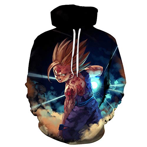 Dragon Ball Sudaderas Con Capucha 3D Para Hombre Sudaderas Digitales De Manga Larga Sudaderas Con Capucha Sudaderas Con Capucha Frescas Chaquetas Abrigos Para Hombres Adolescentes Niños-S_Ah092230861