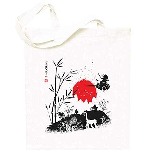 Dragon Ball Z Goku Adventures In Japan Totebag