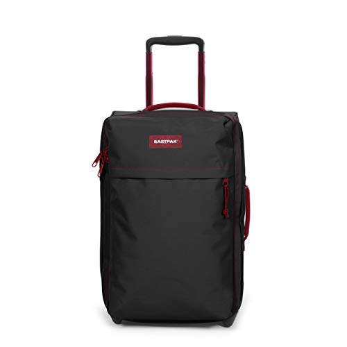 Eastpak Traf'Ik Light S Maleta, 51 cm, 33 L, Negro (Blakout Strip Red)