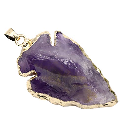 EXCEART Encanto de Cristal Púrpura Druzy Geoda Hielo Cuarzo Ágata Piedras Preciosas Naturales Chapadas Focales Colgantes Libertad Bajo Fianza Joyería Bohemia Accesorios