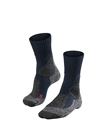 Falke TK 1 - Calcetines de Senderismo para Hombre, tamaño 46-48, Color Azul