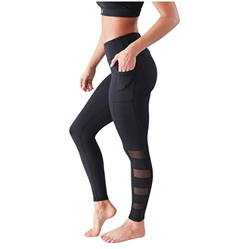 FeelFree+ Leggings Pántalones Deportivo para Mujer Push up Mallas Cintura Alta Yoga Leggings Pantalón Moda Sin Costuras para Fitness Running Deporte Elásticos y Transpirables