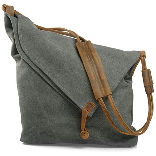 Fikujap Bolso De Hombro para Mujer, Bolso, Bolsa De Mensajero De Lona, ​​Bolso Cruzado, Bolso De Compradores De Bucket De Niña