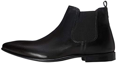 find. Botines Chelsea de Piel Hombre, Negro (Black), 47 EU