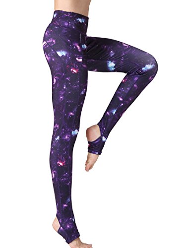 FLYILY Mallas Deportivas Mujer Pantalones impreso Leggings Deportes para Running Yoga Fitness Gym