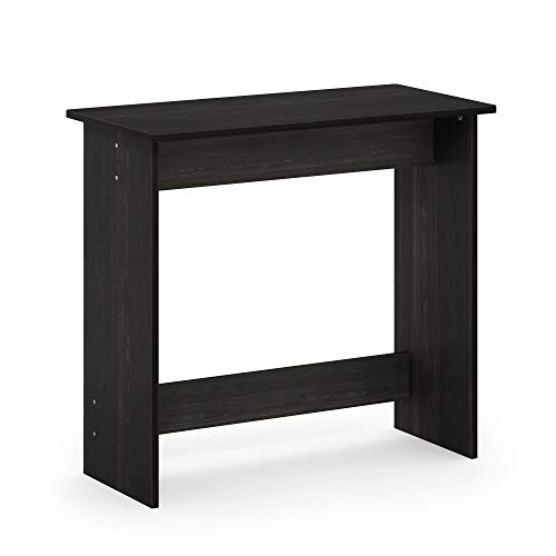 Furinno Simplistic Mesa De Estudio, Nogal, Espresso, 39.37 x 39.37 x 75.57 cm