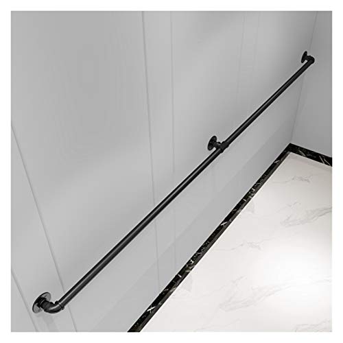 Fushou 1m-6m. Bar Hierro Forjado Pasamanos - Kit Completo. Viento Industrial Tubería De Agua Barandillas De Escalera Interior Y Exterior Mayor Niño Pasamanos De Seguridad Wuzming (Color : 5m)