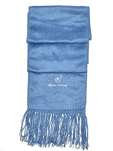 Gamboa - Bufanda de alpaca para hombre y mujer - Disponible en diferentes modelos - azul - talla única