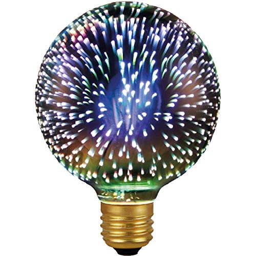 Garza Vintage Rainbow - Bombilla Globo Retro LED de Filamento Luz 3D E27 4,5W