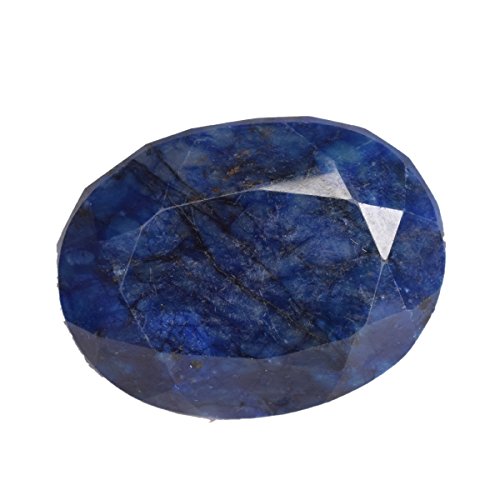 Gemhub 378.50 CT. Piedras Preciosas de Zafiro Azul 43 X 35 X 25 mm Piedras Sueltas de septiembre Birthstone DO-613