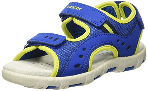 Geox J S.Pianeta B - Sandalias para niño, color Azul, talla 34 EU