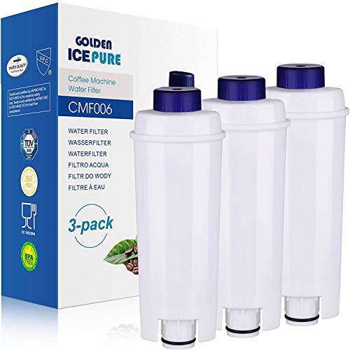 Golden ICEPURE Filtro de café compatible con DeLonghi DLSC002, SER3017 y 5513292811 3 piezas (factura disponible)