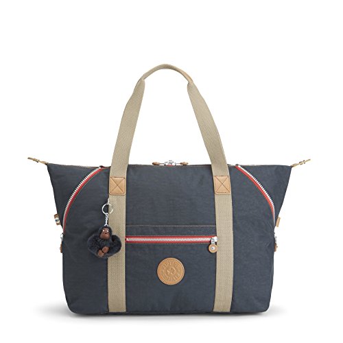 Kipling ART M Bolsa de tela y playa, 58 cm, 26 litros, Azul (True Navy C)