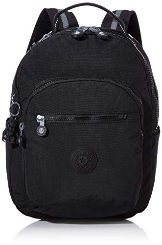 Kipling SEOUL S Mochila tipo casual, 35 cm, 14 litros, Negro (Black Noir)