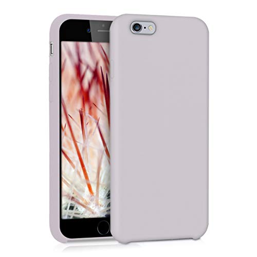 kwmobile Funda Compatible con Apple iPhone 6 / 6S - Carcasa de TPU para móvil - Cover Trasero en marrón grisáceo