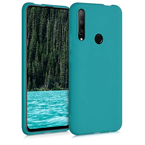 kwmobile Funda Compatible con Honor 9X (EU-Version) - Carcasa de TPU Silicona - Protector Trasero en petróleo Mate