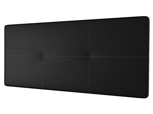 LA WEB DEL COLCHON - Cabecero tapizado Andrea para Cama de 135 (145 x 70 cms) Negro